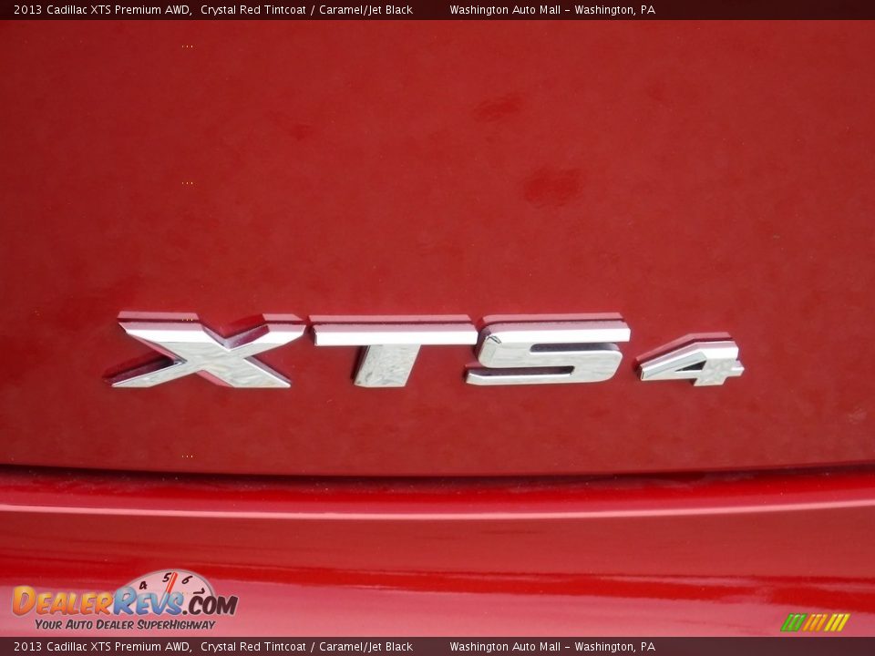 2013 Cadillac XTS Premium AWD Crystal Red Tintcoat / Caramel/Jet Black Photo #10
