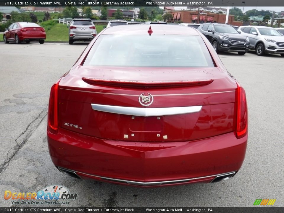2013 Cadillac XTS Premium AWD Crystal Red Tintcoat / Caramel/Jet Black Photo #11
