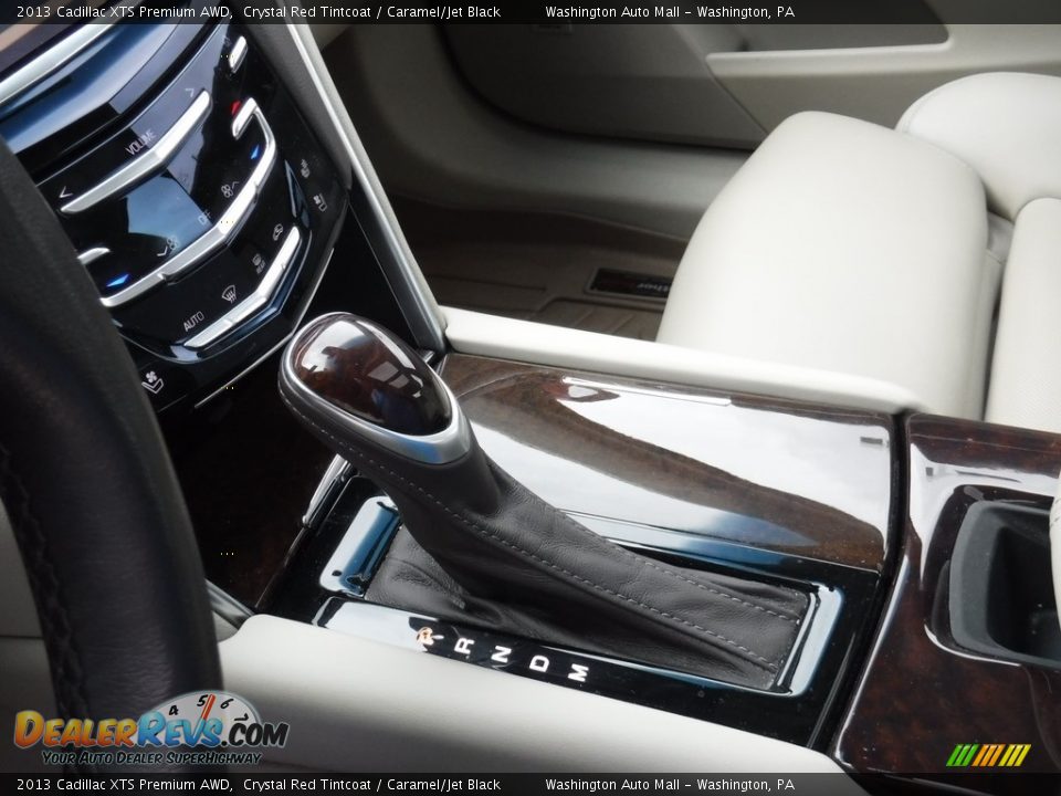 2013 Cadillac XTS Premium AWD Crystal Red Tintcoat / Caramel/Jet Black Photo #22