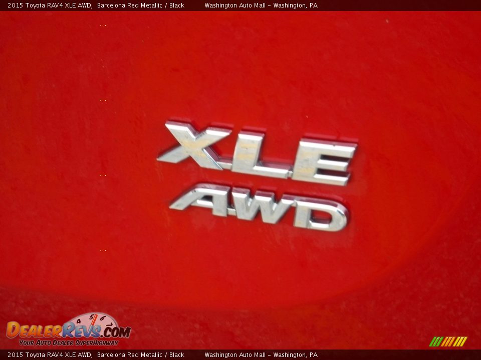 2015 Toyota RAV4 XLE AWD Barcelona Red Metallic / Black Photo #10