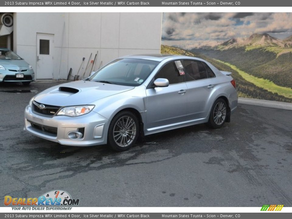 2013 Subaru Impreza WRX Limited 4 Door Ice Silver Metallic / WRX Carbon Black Photo #5