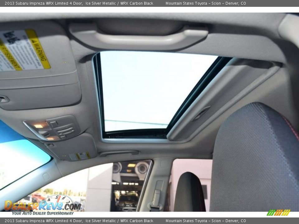 2013 Subaru Impreza WRX Limited 4 Door Ice Silver Metallic / WRX Carbon Black Photo #9