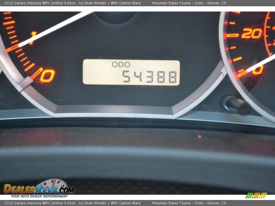 2013 Subaru Impreza WRX Limited 4 Door Ice Silver Metallic / WRX Carbon Black Photo #10