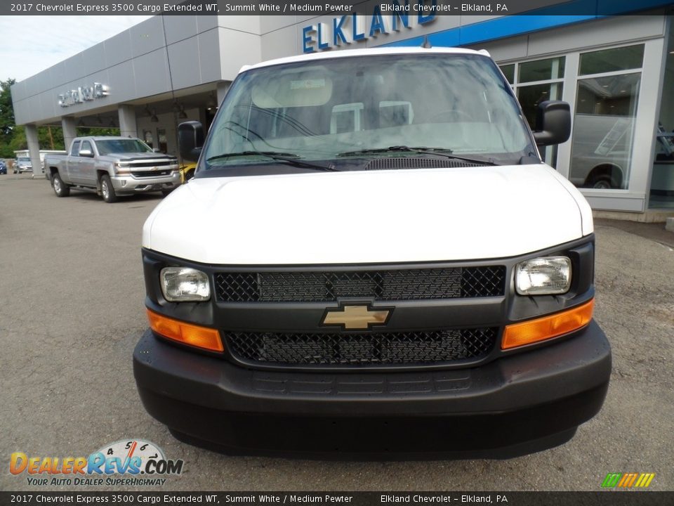 2017 Chevrolet Express 3500 Cargo Extended WT Summit White / Medium Pewter Photo #2