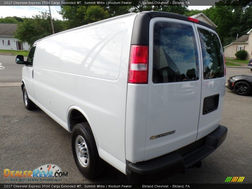 2017 Chevrolet Express 3500 Cargo Extended WT Summit White / Medium Pewter Photo #7