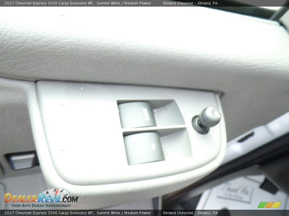 2017 Chevrolet Express 3500 Cargo Extended WT Summit White / Medium Pewter Photo #14