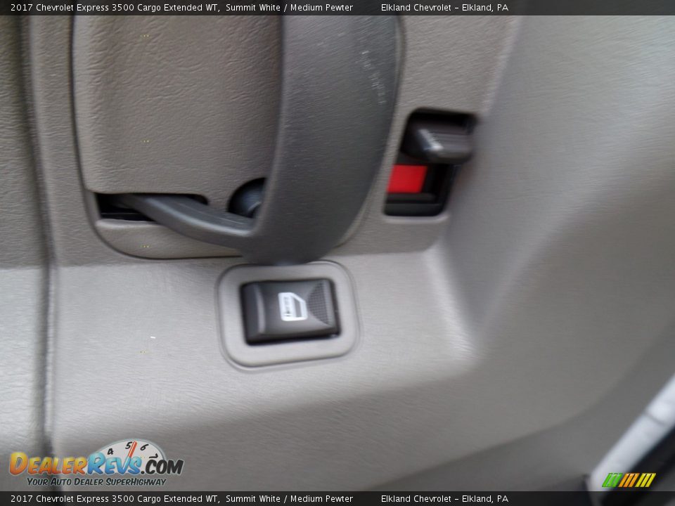 2017 Chevrolet Express 3500 Cargo Extended WT Summit White / Medium Pewter Photo #15