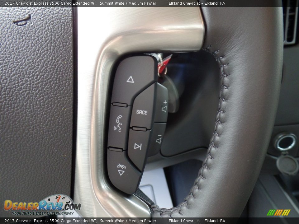 Controls of 2017 Chevrolet Express 3500 Cargo Extended WT Photo #19