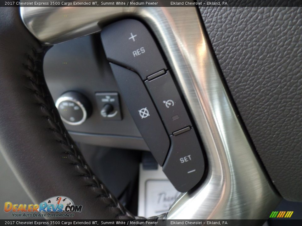 Controls of 2017 Chevrolet Express 3500 Cargo Extended WT Photo #20