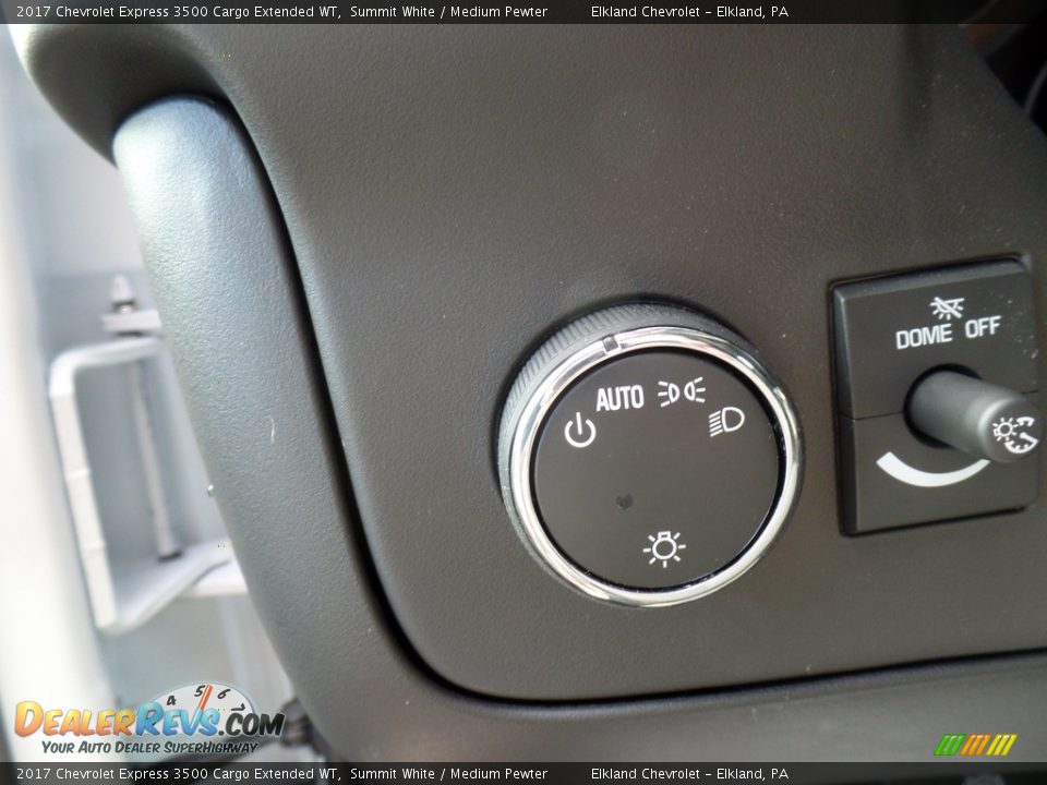 2017 Chevrolet Express 3500 Cargo Extended WT Summit White / Medium Pewter Photo #21