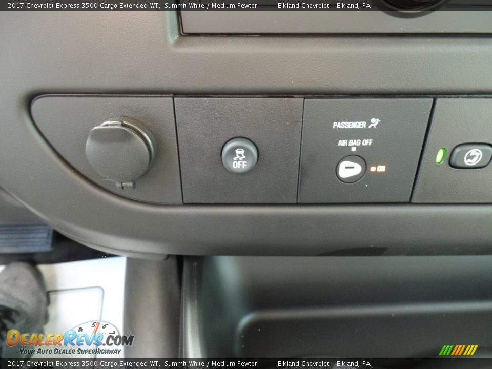2017 Chevrolet Express 3500 Cargo Extended WT Summit White / Medium Pewter Photo #26