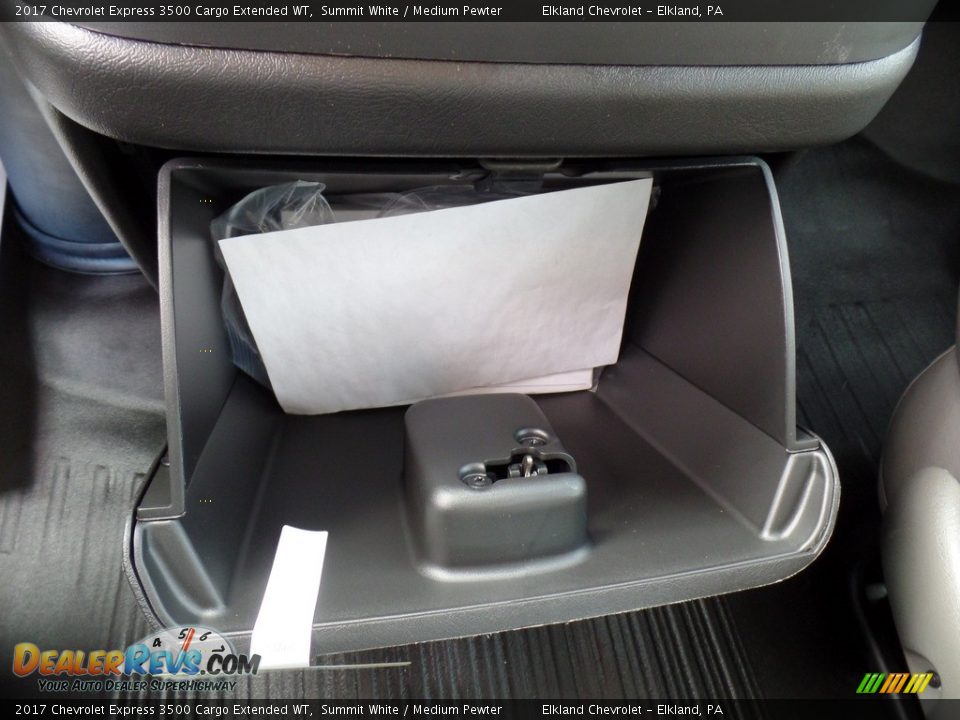 2017 Chevrolet Express 3500 Cargo Extended WT Summit White / Medium Pewter Photo #31