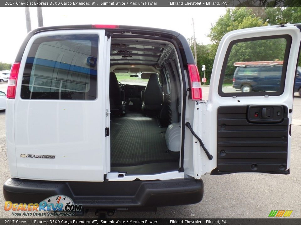 2017 Chevrolet Express 3500 Cargo Extended WT Summit White / Medium Pewter Photo #32