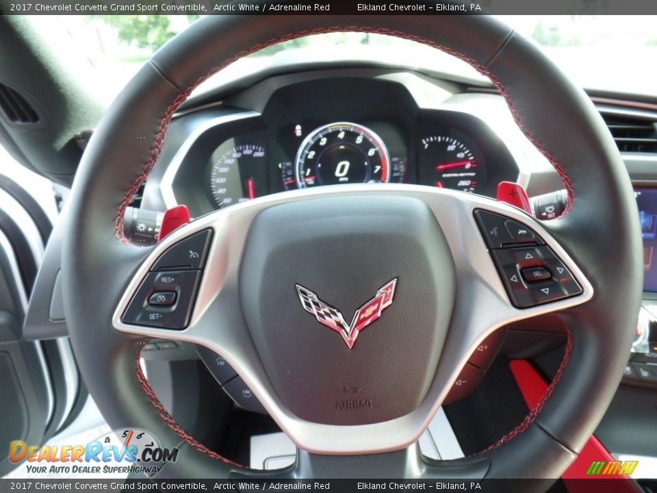 2017 Chevrolet Corvette Grand Sport Convertible Steering Wheel Photo #23