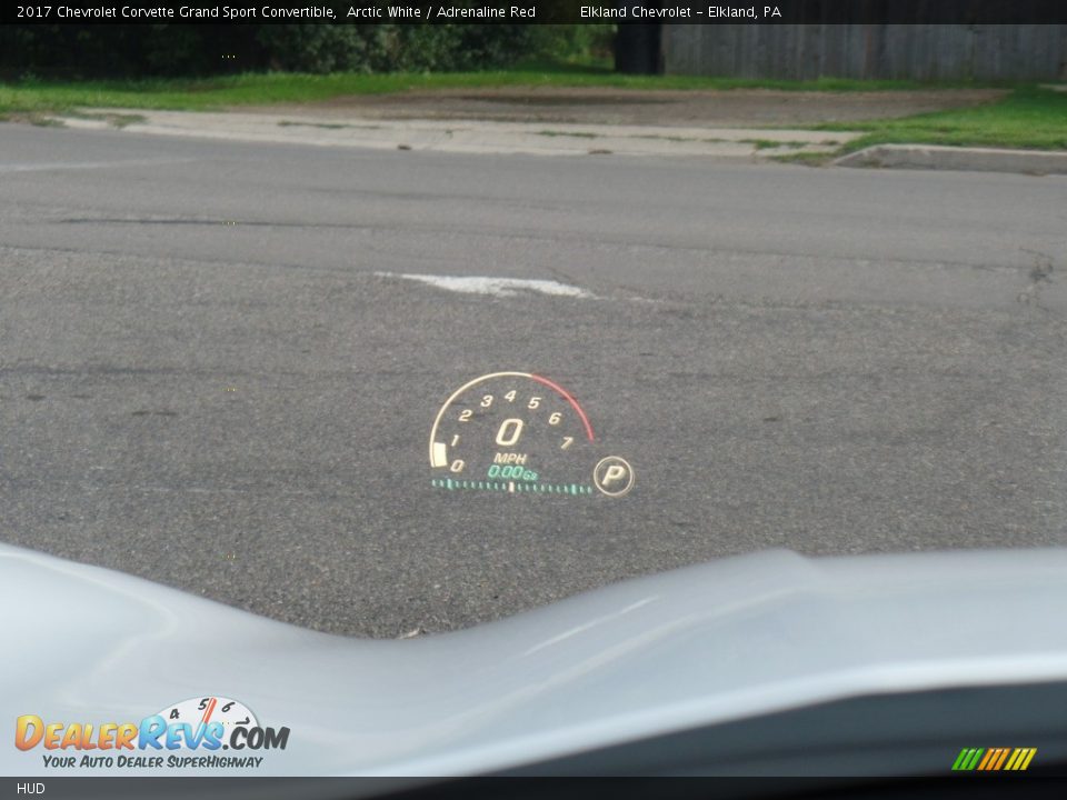 HUD - 2017 Chevrolet Corvette