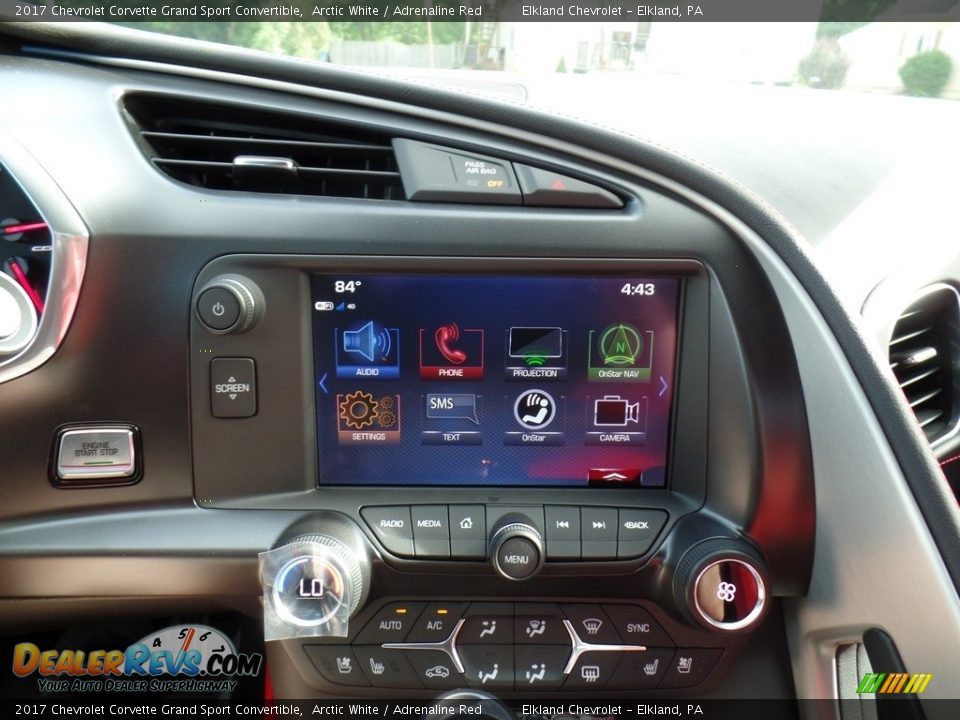 Controls of 2017 Chevrolet Corvette Grand Sport Convertible Photo #29
