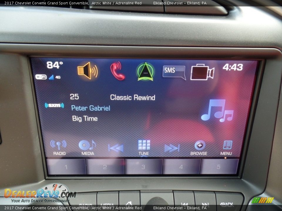 Controls of 2017 Chevrolet Corvette Grand Sport Convertible Photo #31