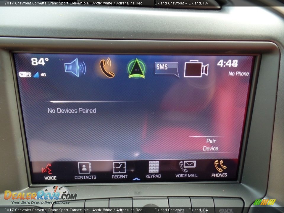 2017 Chevrolet Corvette Grand Sport Convertible Arctic White / Adrenaline Red Photo #32