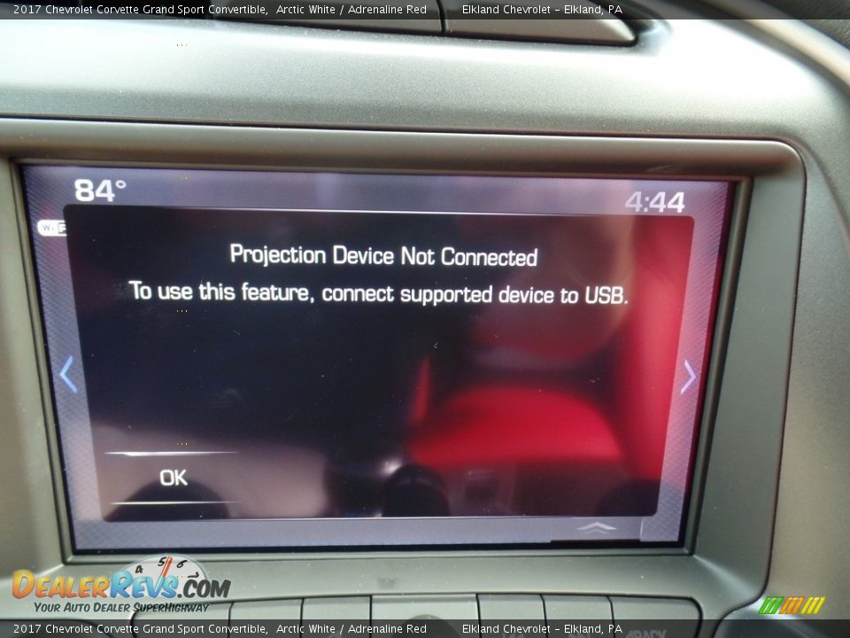 2017 Chevrolet Corvette Grand Sport Convertible Arctic White / Adrenaline Red Photo #33