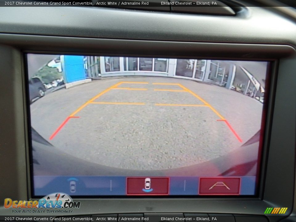 2017 Chevrolet Corvette Grand Sport Convertible Arctic White / Adrenaline Red Photo #35
