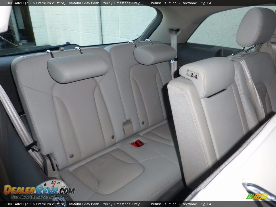 2008 Audi Q7 3.6 Premium quattro Daytona Grey Pearl Effect / Limestone Grey Photo #9