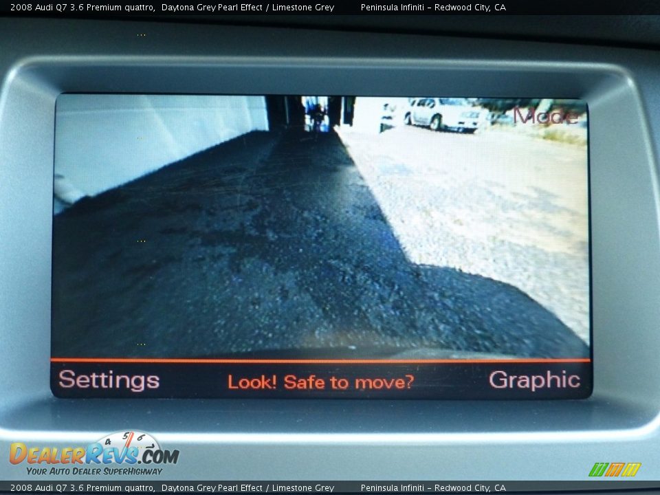 2008 Audi Q7 3.6 Premium quattro Daytona Grey Pearl Effect / Limestone Grey Photo #12