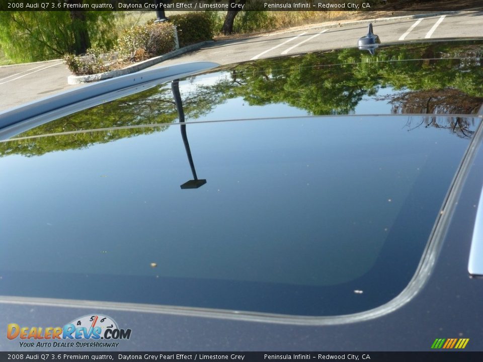 2008 Audi Q7 3.6 Premium quattro Daytona Grey Pearl Effect / Limestone Grey Photo #22