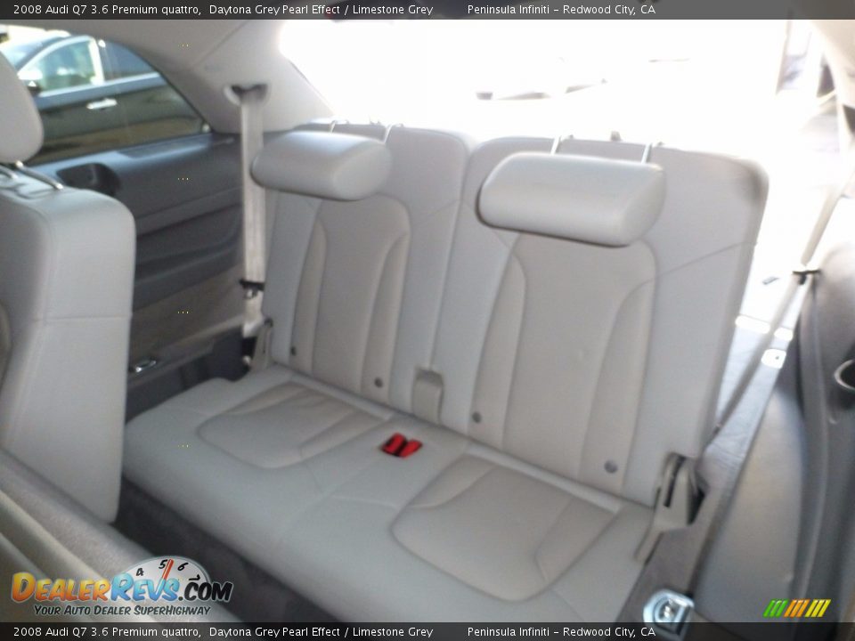 2008 Audi Q7 3.6 Premium quattro Daytona Grey Pearl Effect / Limestone Grey Photo #24