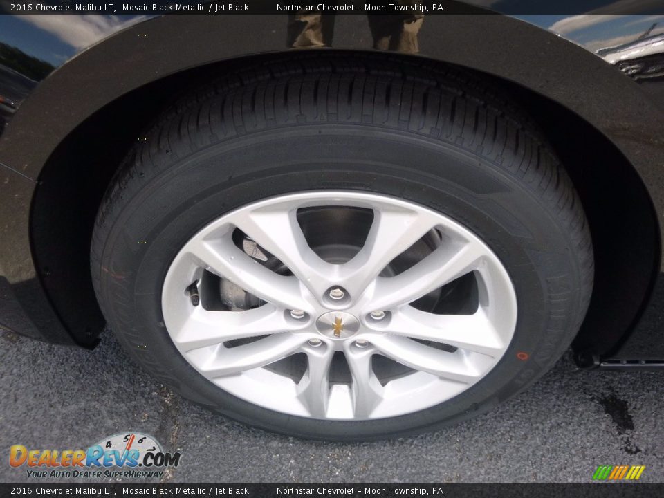 2016 Chevrolet Malibu LT Mosaic Black Metallic / Jet Black Photo #9