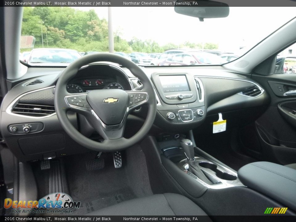 2016 Chevrolet Malibu LT Mosaic Black Metallic / Jet Black Photo #12