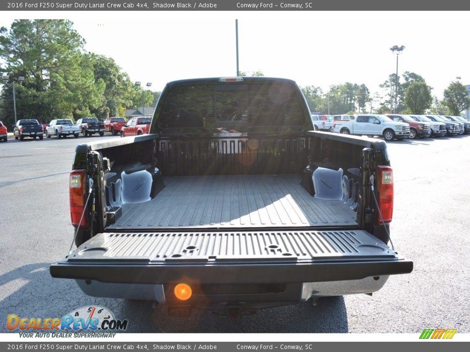 2016 Ford F250 Super Duty Lariat Crew Cab 4x4 Shadow Black / Adobe Photo #6