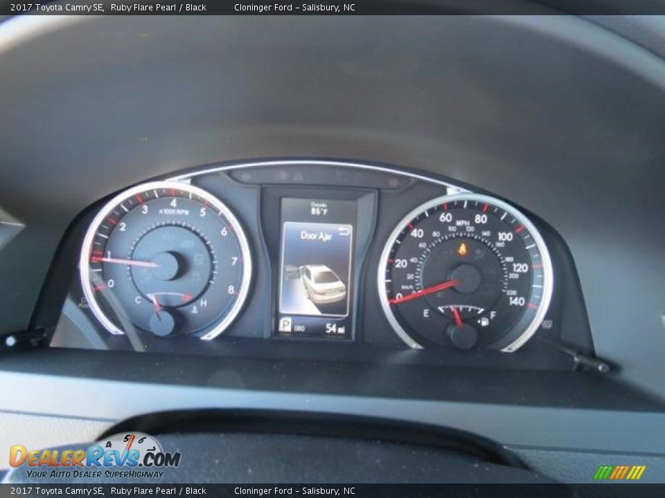 2017 Toyota Camry SE Ruby Flare Pearl / Black Photo #11