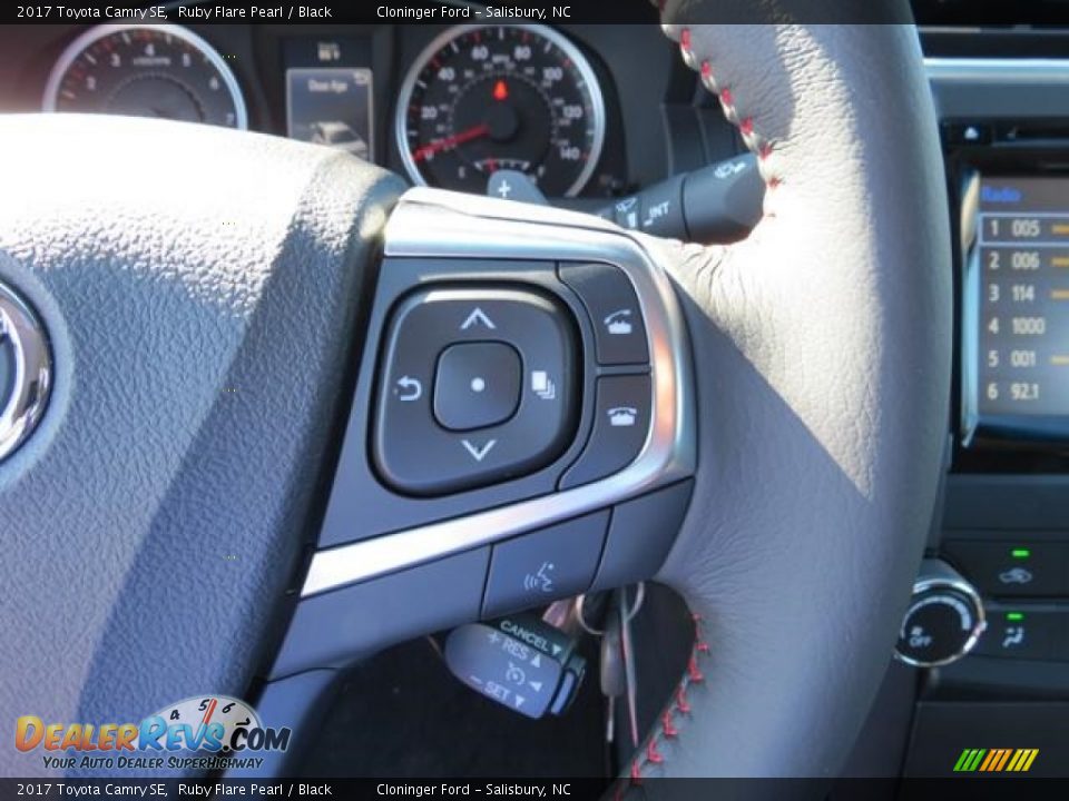 2017 Toyota Camry SE Ruby Flare Pearl / Black Photo #13