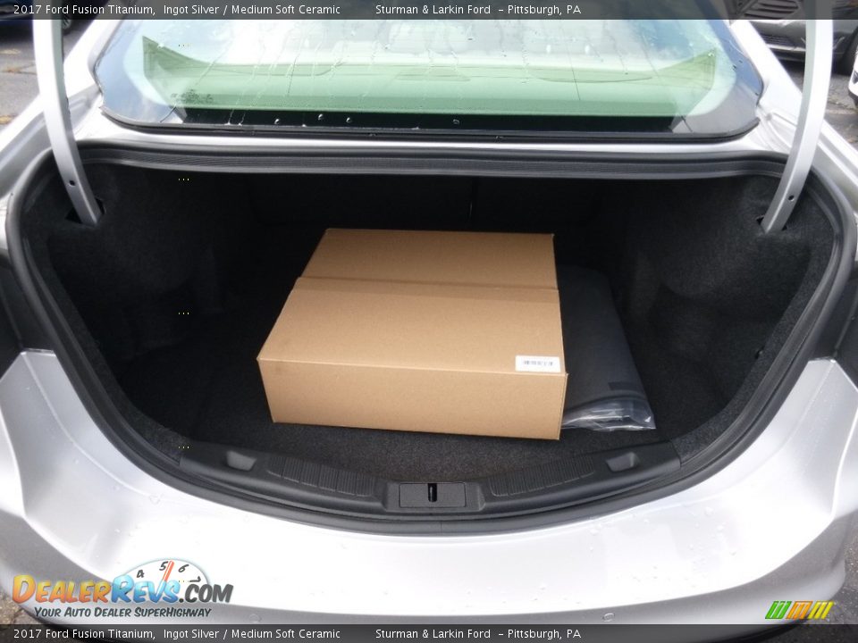 2017 Ford Fusion Titanium Ingot Silver / Medium Soft Ceramic Photo #3