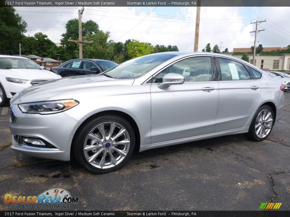 2017 Ford Fusion Titanium Ingot Silver / Medium Soft Ceramic Photo #5