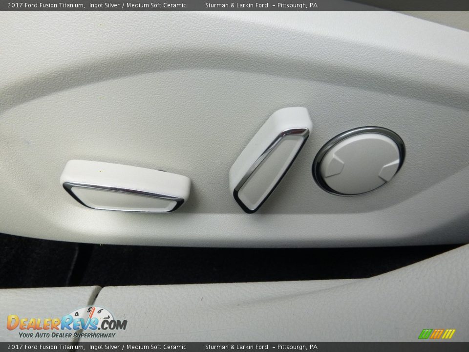 2017 Ford Fusion Titanium Ingot Silver / Medium Soft Ceramic Photo #12