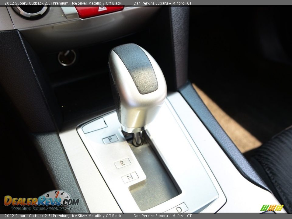 2012 Subaru Outback 2.5i Premium Ice Silver Metallic / Off Black Photo #13