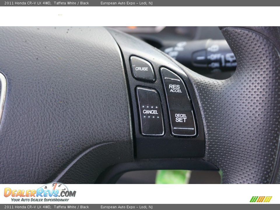 2011 Honda CR-V LX 4WD Taffeta White / Black Photo #24
