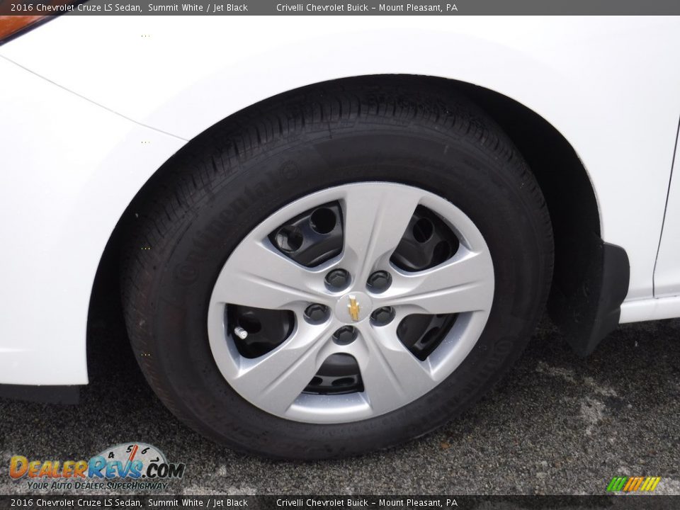 2016 Chevrolet Cruze LS Sedan Summit White / Jet Black Photo #3