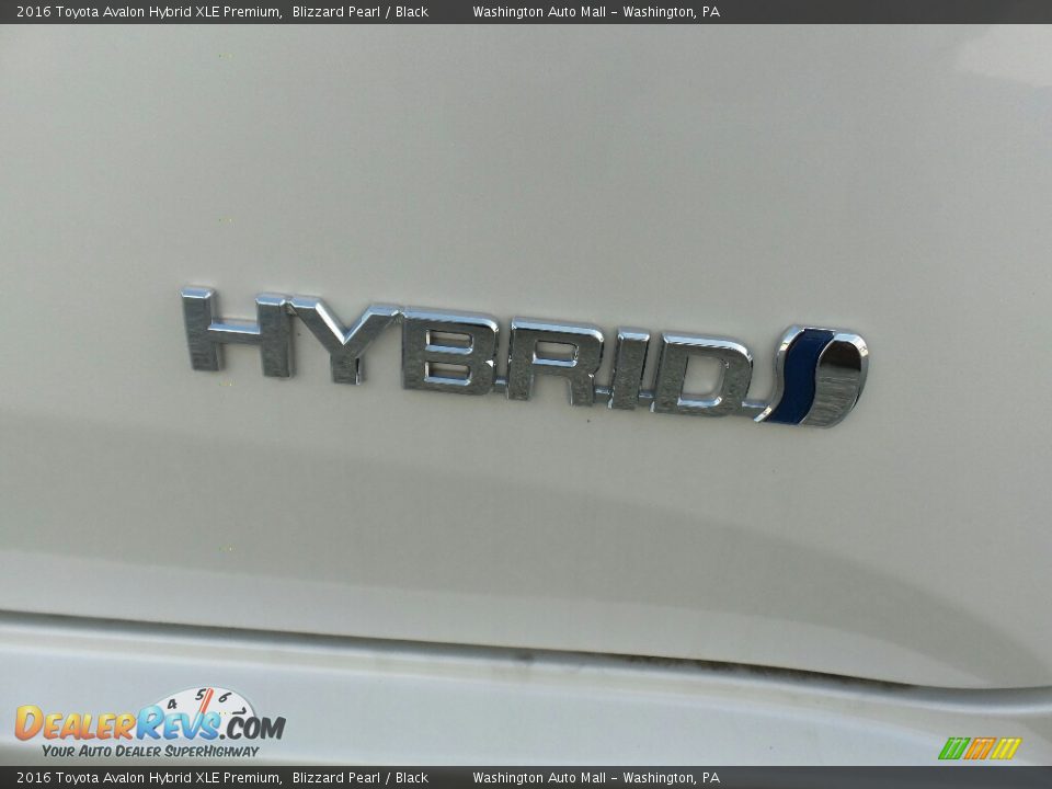 2016 Toyota Avalon Hybrid XLE Premium Blizzard Pearl / Black Photo #4