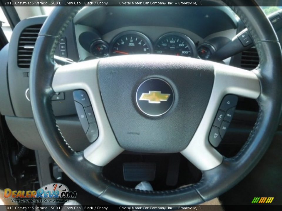 2013 Chevrolet Silverado 1500 LT Crew Cab Black / Ebony Photo #21