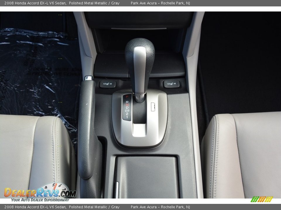 2008 Honda Accord EX-L V6 Sedan Polished Metal Metallic / Gray Photo #17