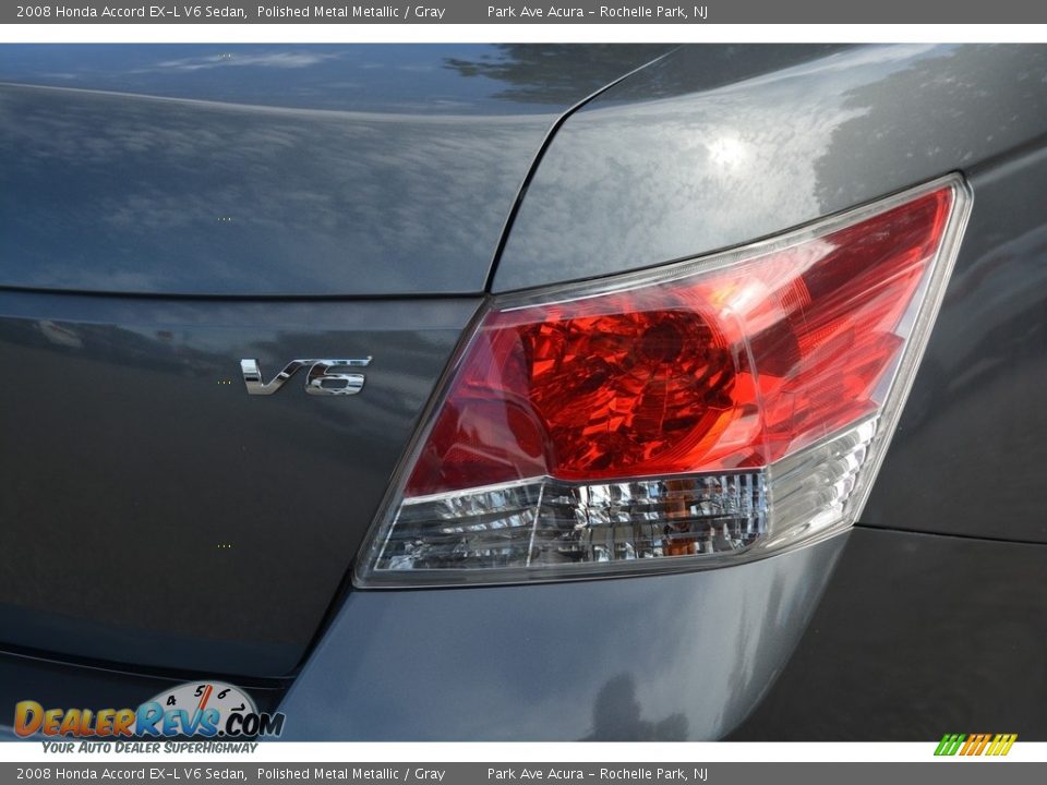 2008 Honda Accord EX-L V6 Sedan Polished Metal Metallic / Gray Photo #23