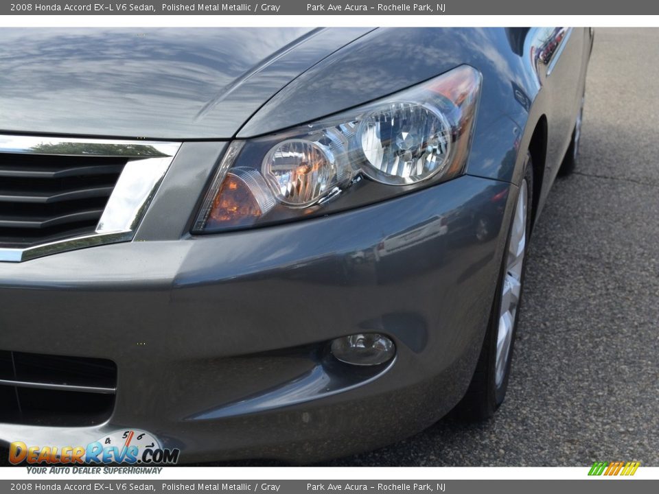 2008 Honda Accord EX-L V6 Sedan Polished Metal Metallic / Gray Photo #31