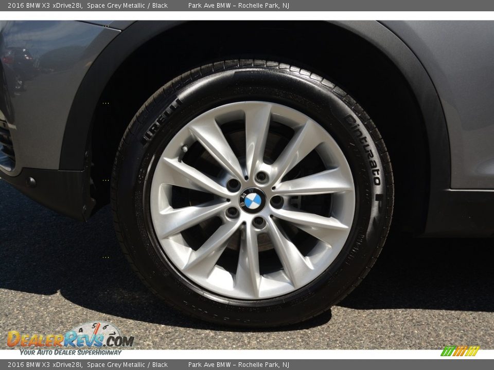 2016 BMW X3 xDrive28i Space Grey Metallic / Black Photo #32