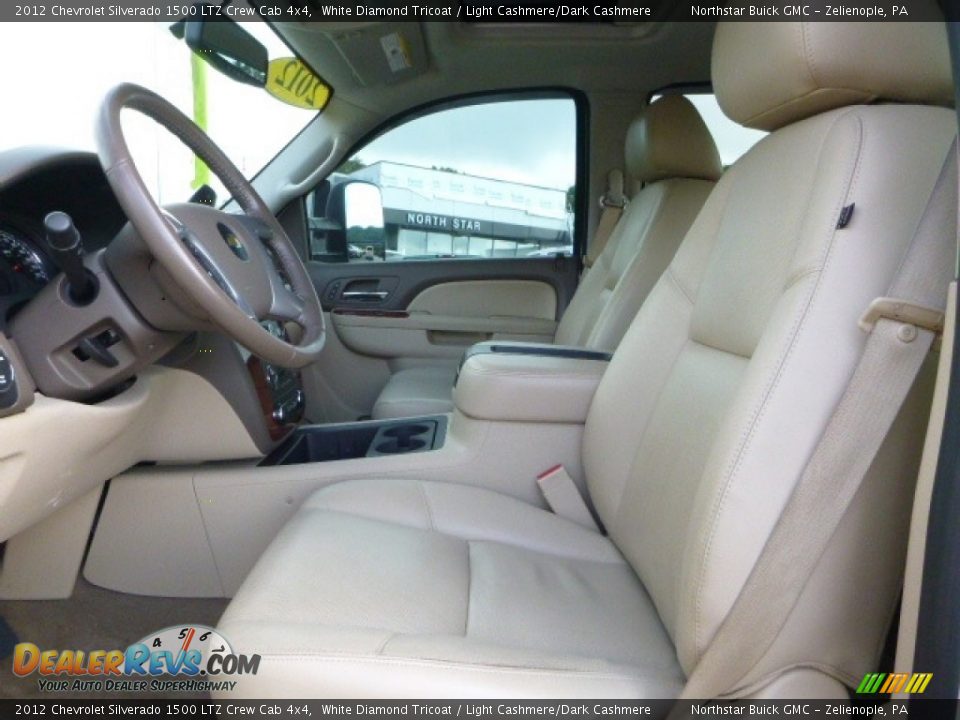 2012 Chevrolet Silverado 1500 LTZ Crew Cab 4x4 White Diamond Tricoat / Light Cashmere/Dark Cashmere Photo #15