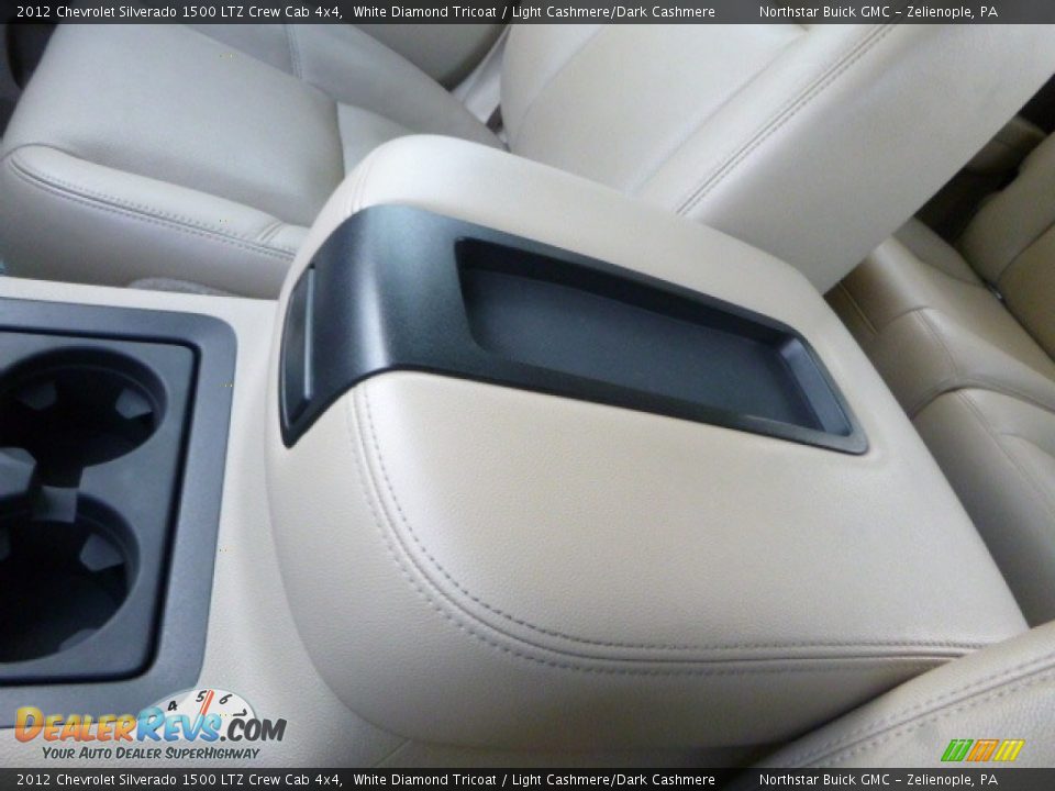 2012 Chevrolet Silverado 1500 LTZ Crew Cab 4x4 White Diamond Tricoat / Light Cashmere/Dark Cashmere Photo #27