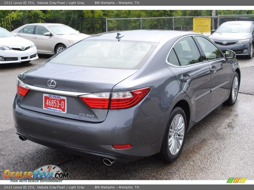 2013 Lexus ES 350 Nebula Gray Pearl / Light Gray Photo #5
