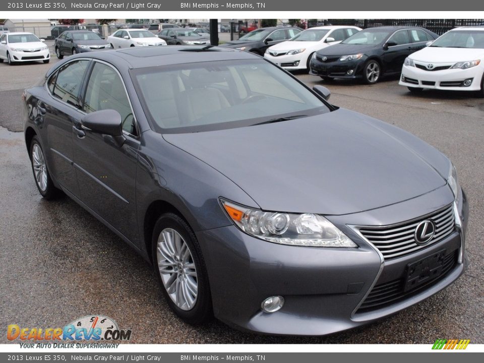 2013 Lexus ES 350 Nebula Gray Pearl / Light Gray Photo #7