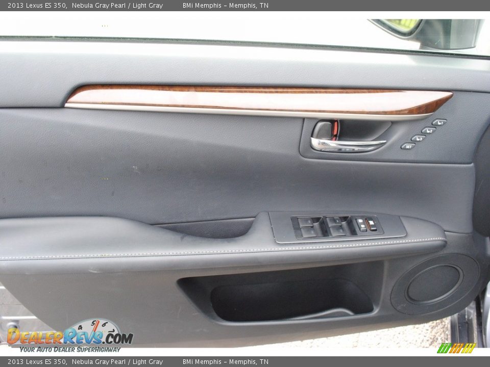 2013 Lexus ES 350 Nebula Gray Pearl / Light Gray Photo #9